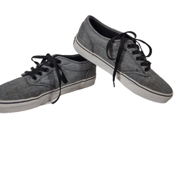 VANS Atwood Rock Textile Black and White Sneakers Men's size 8 - Picture 5 of 8